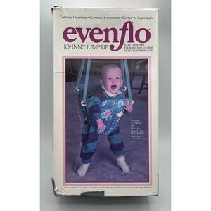 Vintage Evenflo Johnny Jump Up Baby Exerciser Doorway Jumper Original Box & Manu